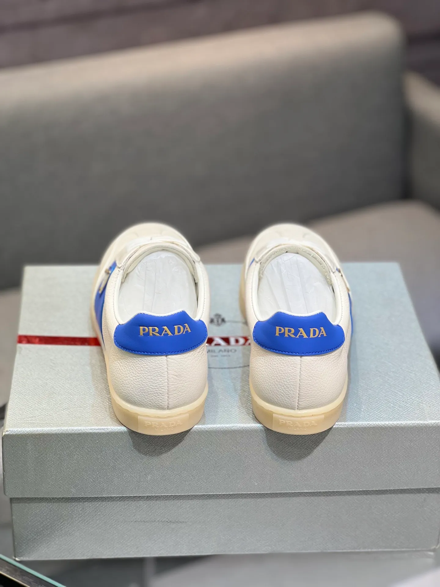 Men's shoes 💰540 [PRADA] Men's shoes are popular in the counter, official website synchronization, 1 high-quality shipment ✔️ Original frosted cowhide + cowhide lining, 1🆚1 replica, original sole, 38-45 (45 customized, non-refundable)